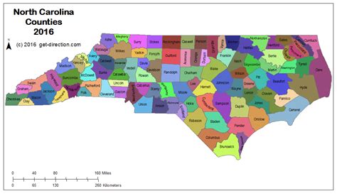 List of counties in North Carolina .